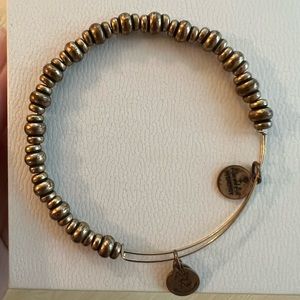 Bronze Alex + Ani bracelet